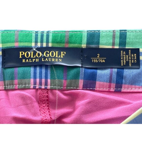 Polo Ralph Lauren Golf Plaid Pleated Golf Skort Fairway Plaid Size 2 $148 NWOT - Picture 8 of 13